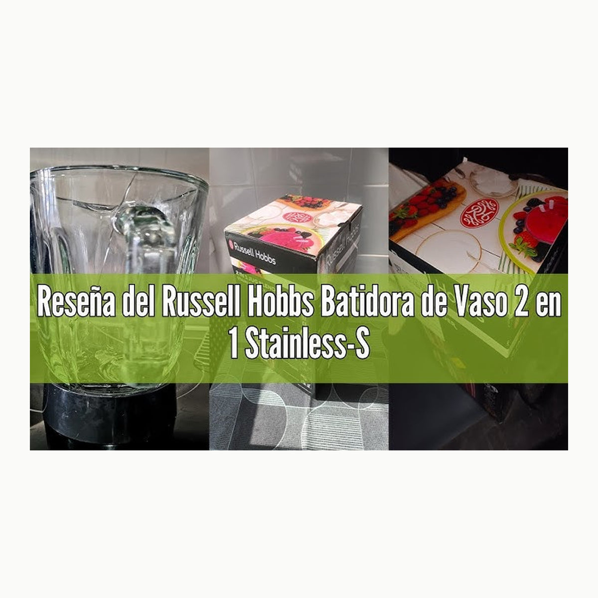 Batidora Mix & Go Russell Hobbs Batidora de Vaso Individual Mix & Go