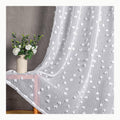 Visillos Translucidas MIULEE Cortinas Salon Blanco Dormitorio Modernas