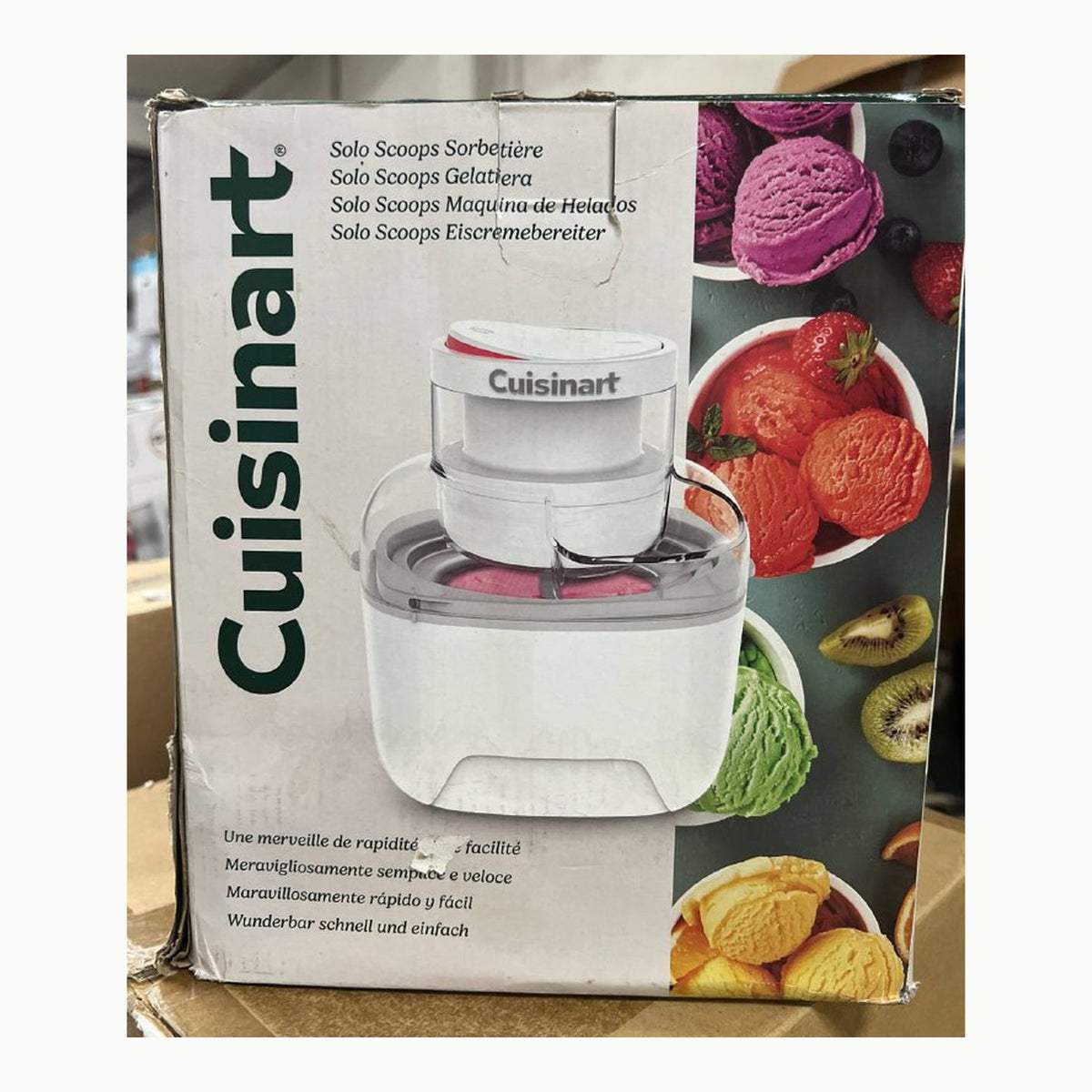 Cuisinart Heladera Solo Scoops, Máquina para hacer helado gelato