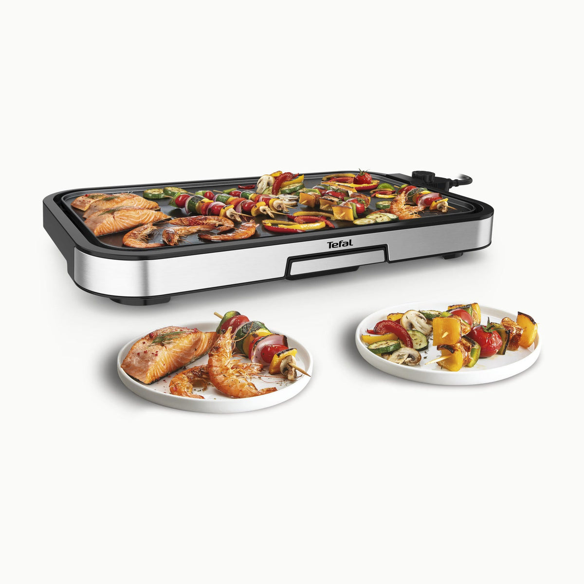 Tefal Giant Plancha XL, Parrilla eléctrica 2300 W, Superfície XL