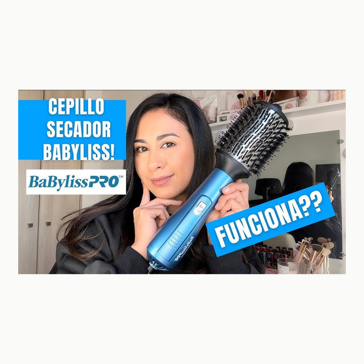 BaByliss Cepillo de Aire Shape & Smooth – Potente Cepillo de aire