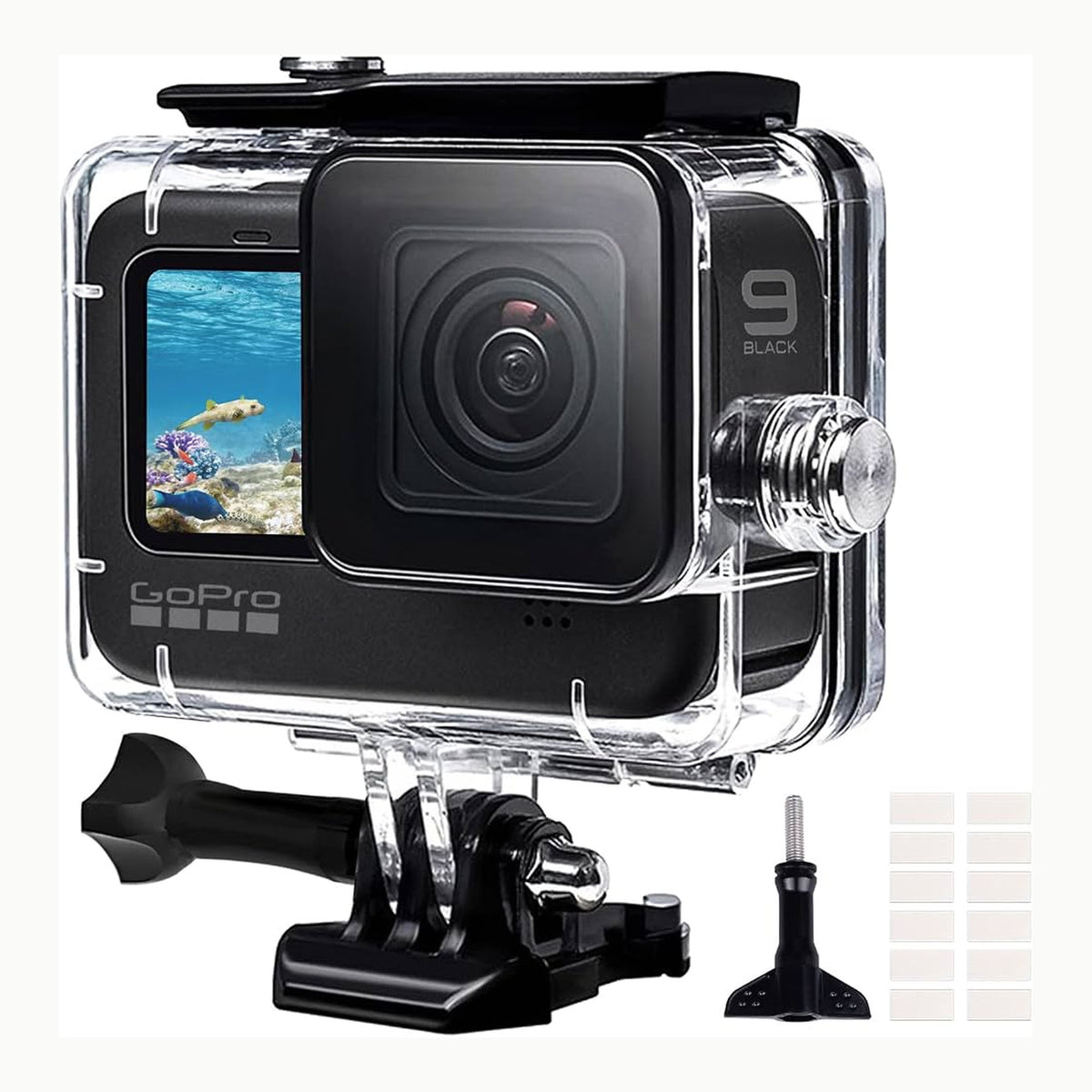 REDTRON Funda Impermeable para GoPro Hero 9/10/11/12/13 Black, 60M