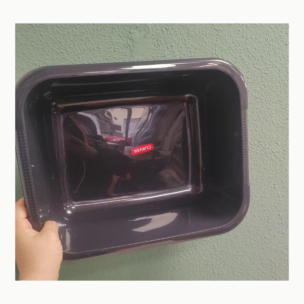 CURVER Bassine Rectangulaire 9L - Cuvette pour Ménage et Cuisine