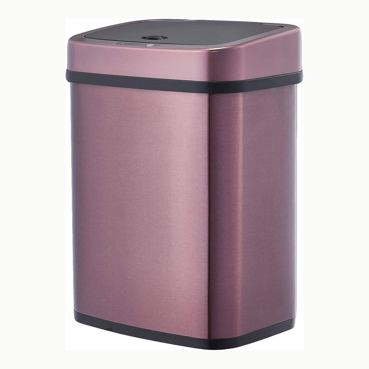 Amazon Basics Cubo de basura automático de acero inoxidable