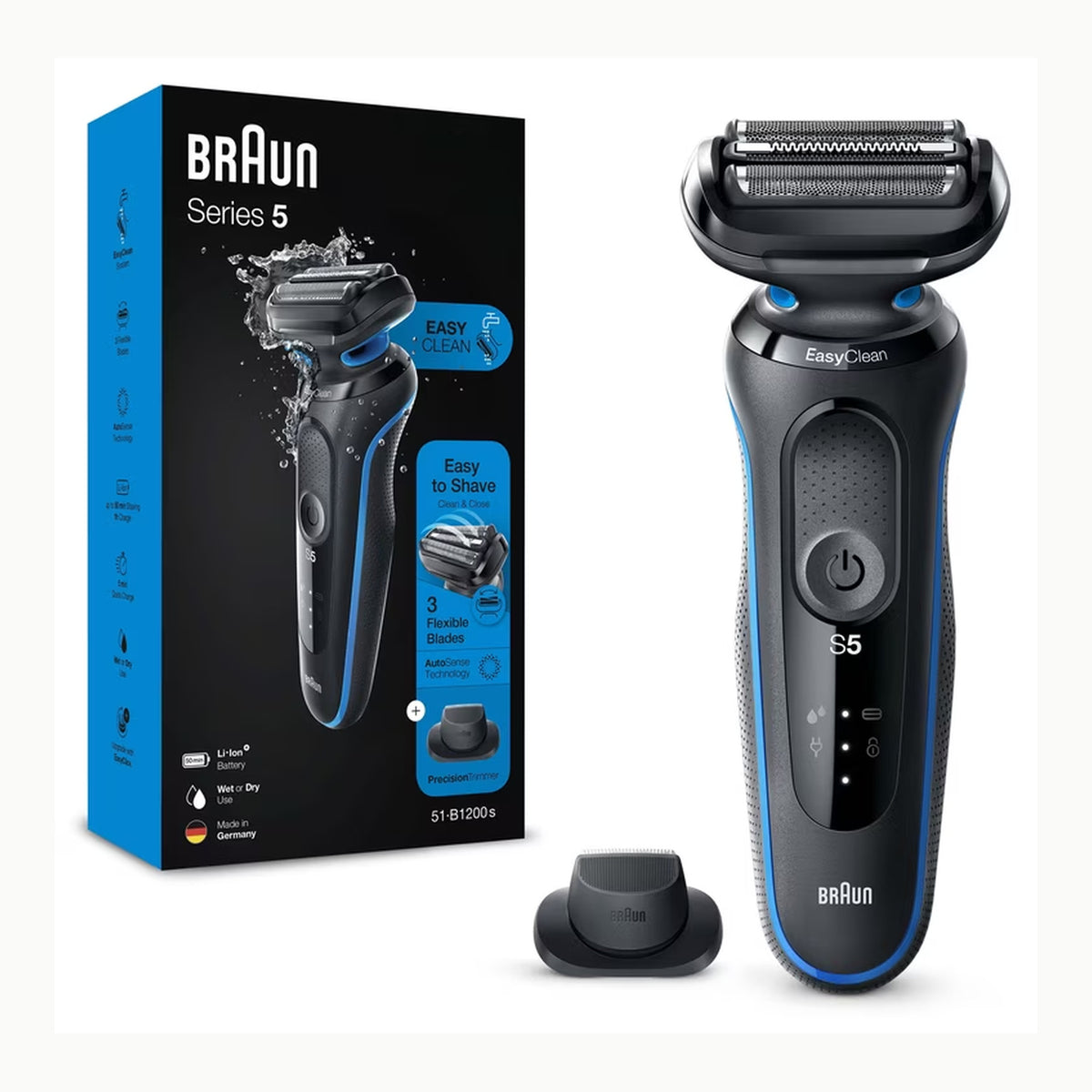Series 5 51-B1000s Braun Series 5 Afeitadora Eléctrica Hombre, Máquina