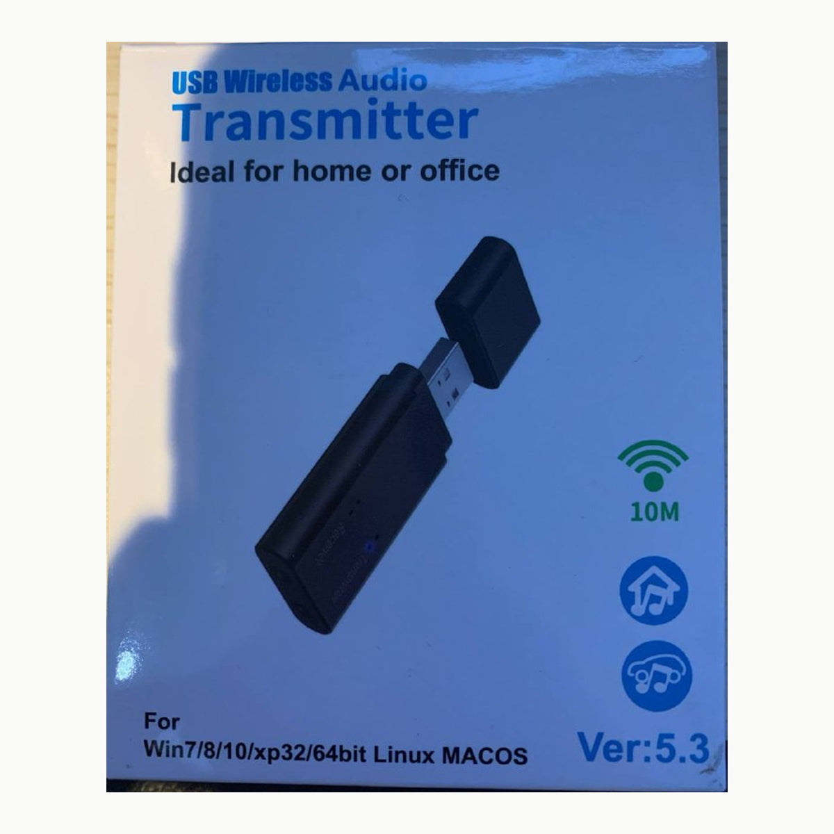 UGREEN Transmisor Audio Bluetooth 5.3 USB