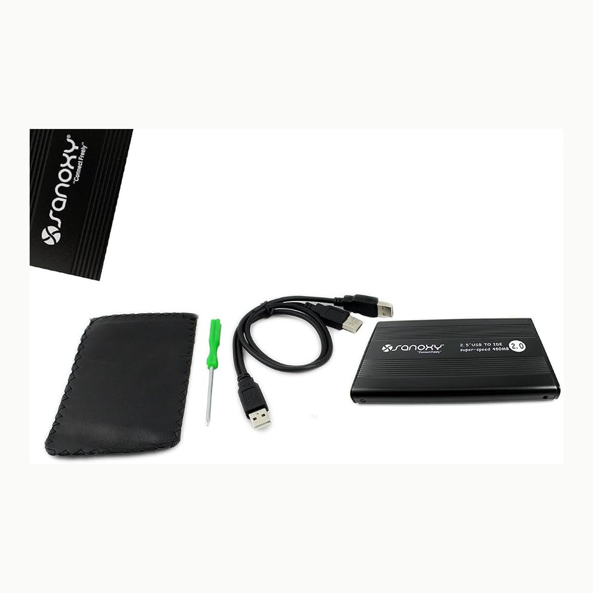 KALEA-INFORMATIQUE Caja Externa USB 2.0 autoalimentada de Aluminio