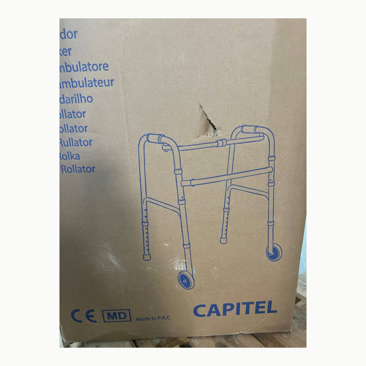 Andador capitel Mobiclinic®, Andador para ancianos, Modelo capitel