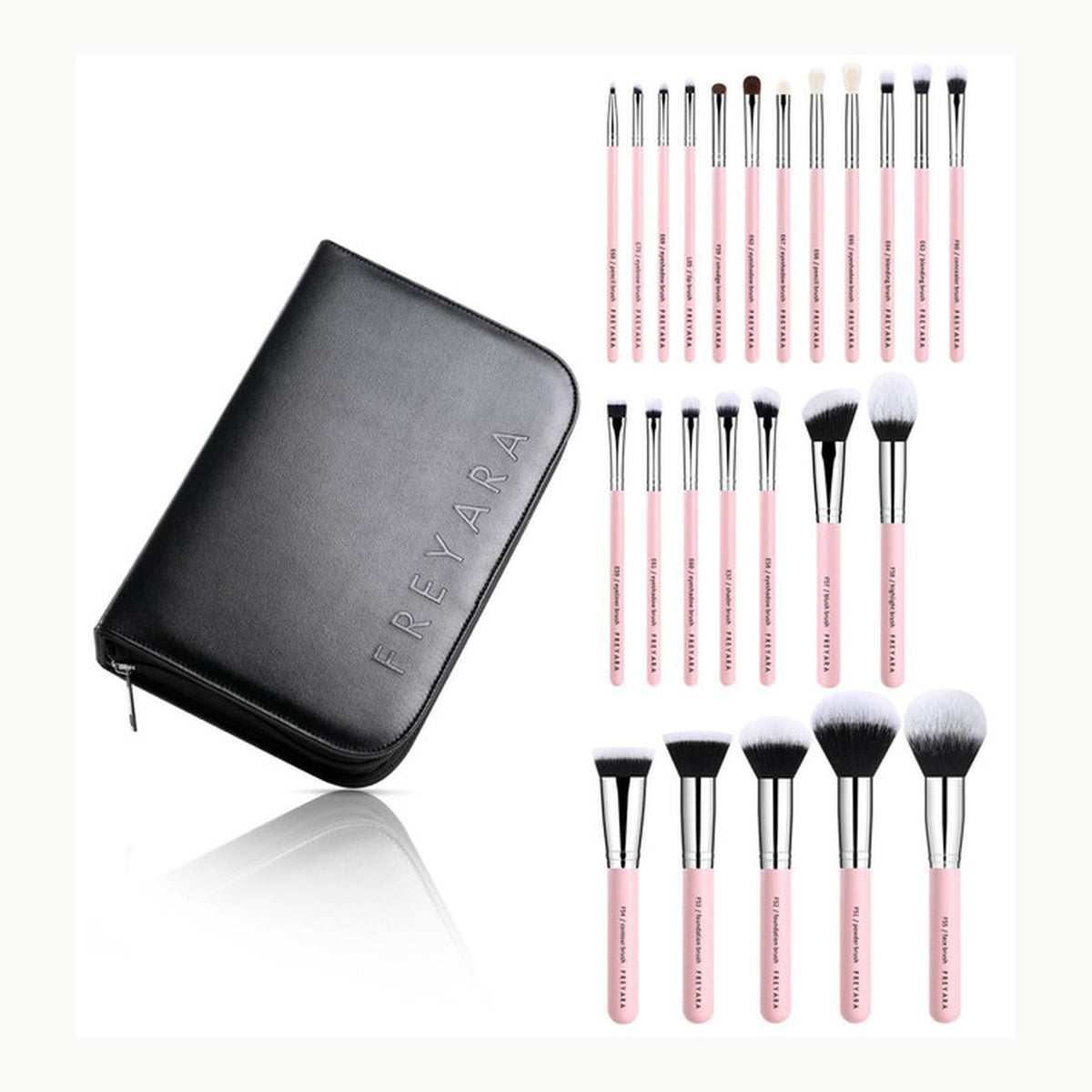M7 brochas pintura set de 15 piezas, Ancho 1 pulgada-5 piezas, Ancho
