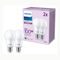 LED Philips A67 esmeriladas [Luz Blanca fría 4000K - tornillo Edison