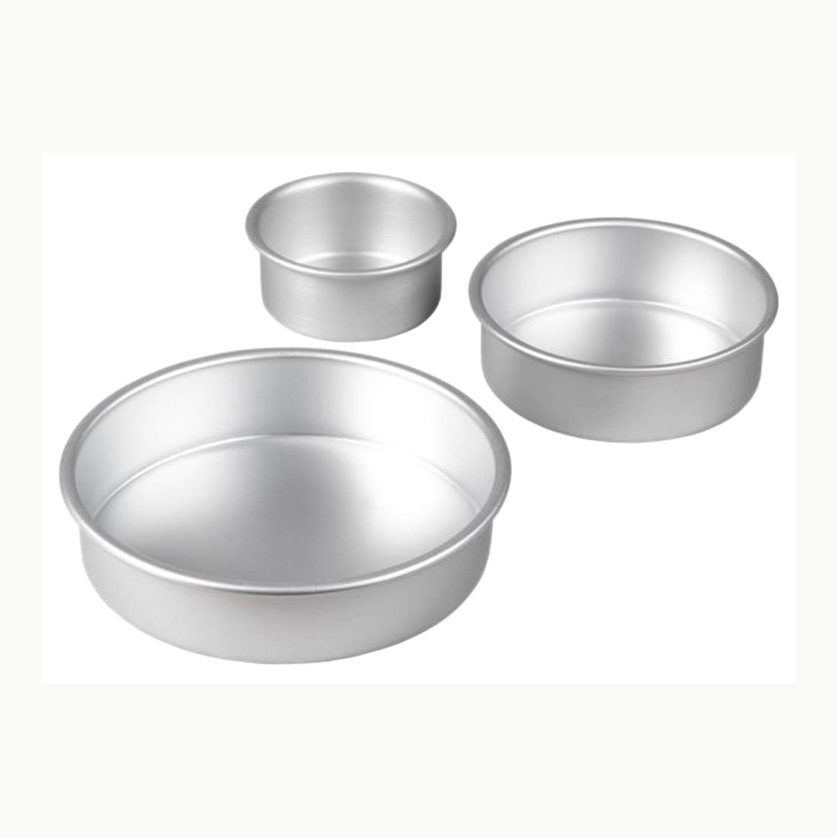 Cake Pan 25x10 Wilton Cake Pan, Alluminio, Silver, 25 x 10 cm