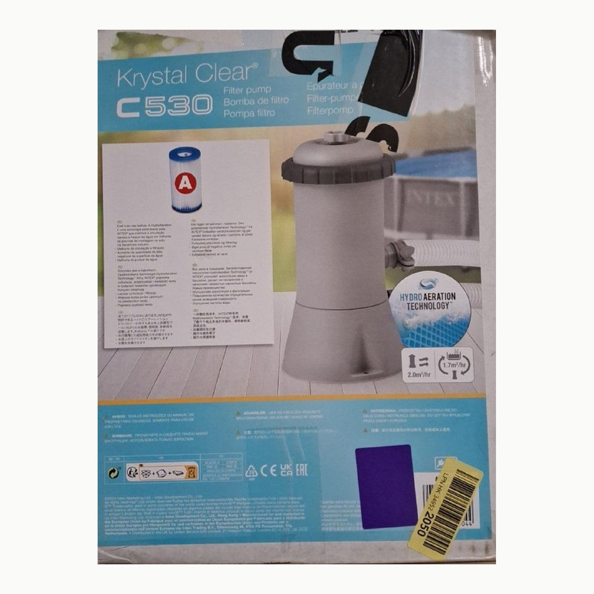 INTEX 28604 Depuradora cartucho Filtros tipo A, 2000 L/h