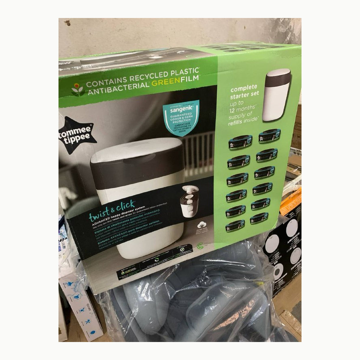 Tommee Tippee Twist and Click Advanced Windeleimer