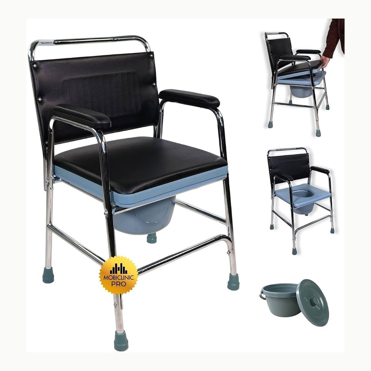Mobiclinic, Velero, Silla wc inodoro adultos, Acolchada, Tapa