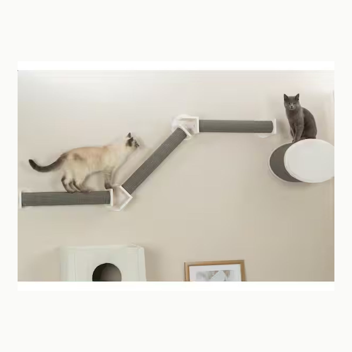 rixie 43991 Ersatzstamm, Sisal, ø 9× 40 cm, natur