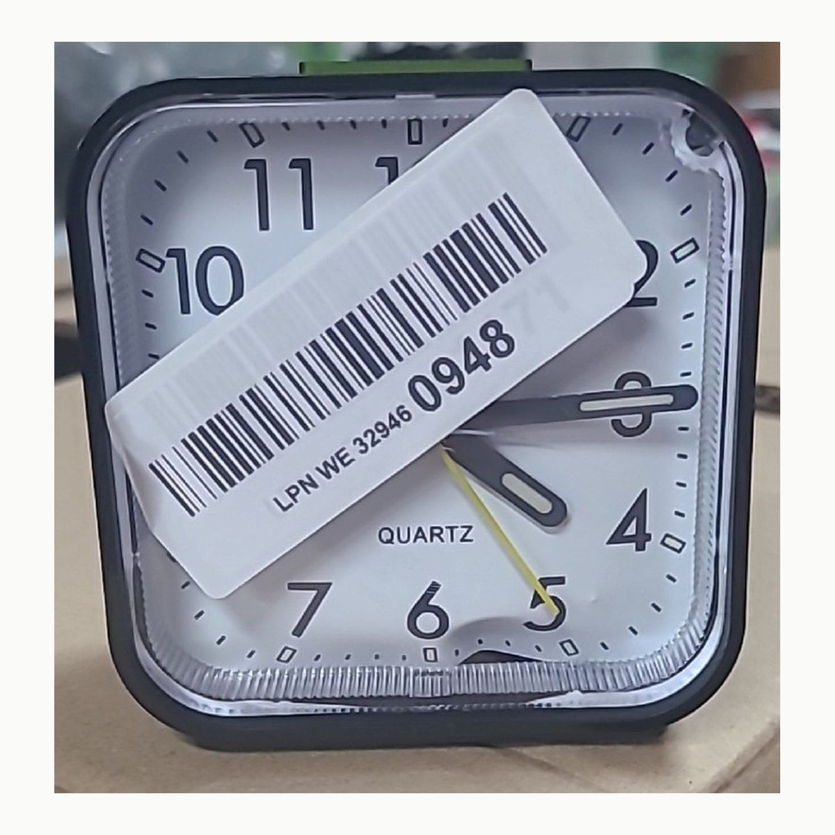 CNMTCCO Reloj Despertador analógico, sin tictac, con luz, a Pilas