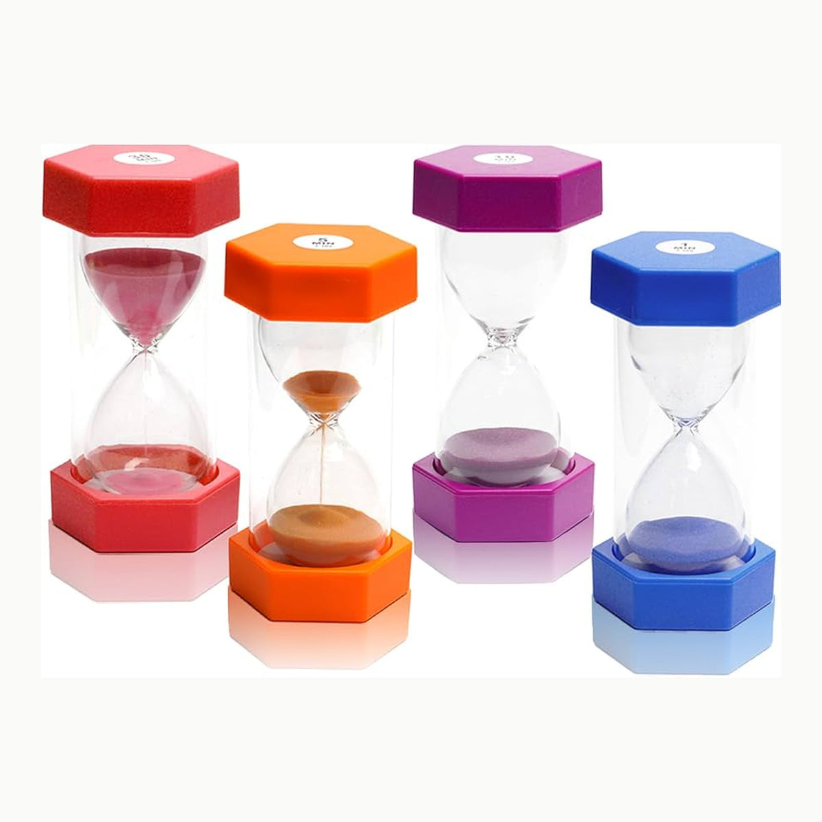 6 Piezas Reloj de Arena,Temporizador de Reloj de Arena para