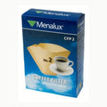 Menalux CFP2 - 100 Filtros de papel 1x2 para cafetera de goteo