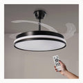 M mimotec - Ventilador de Techo Led White Aqua 66W con luz, mando a