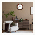 Lafocuse 30cm Reloj de Pared Numeros 3D Vintage, Silencioso Reloj