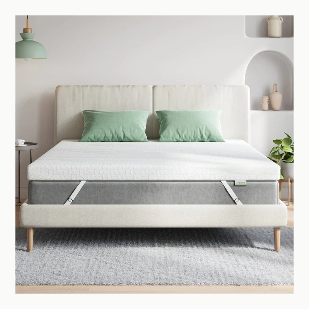 Novilla Matratzentopper 90x190, 7.5cm Höhe Matratzenauflage mit