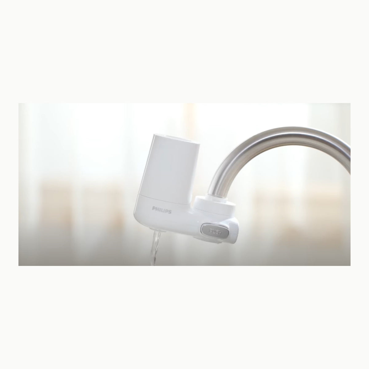 PHILIPS Filtro de agua del grifo, vertical X-Guard, blanco