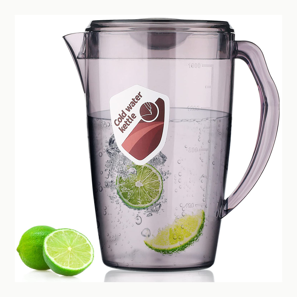 HOMQUEN Brocca In Plastica, Brocca Per Acqua Da 60 Once/1,8 l con