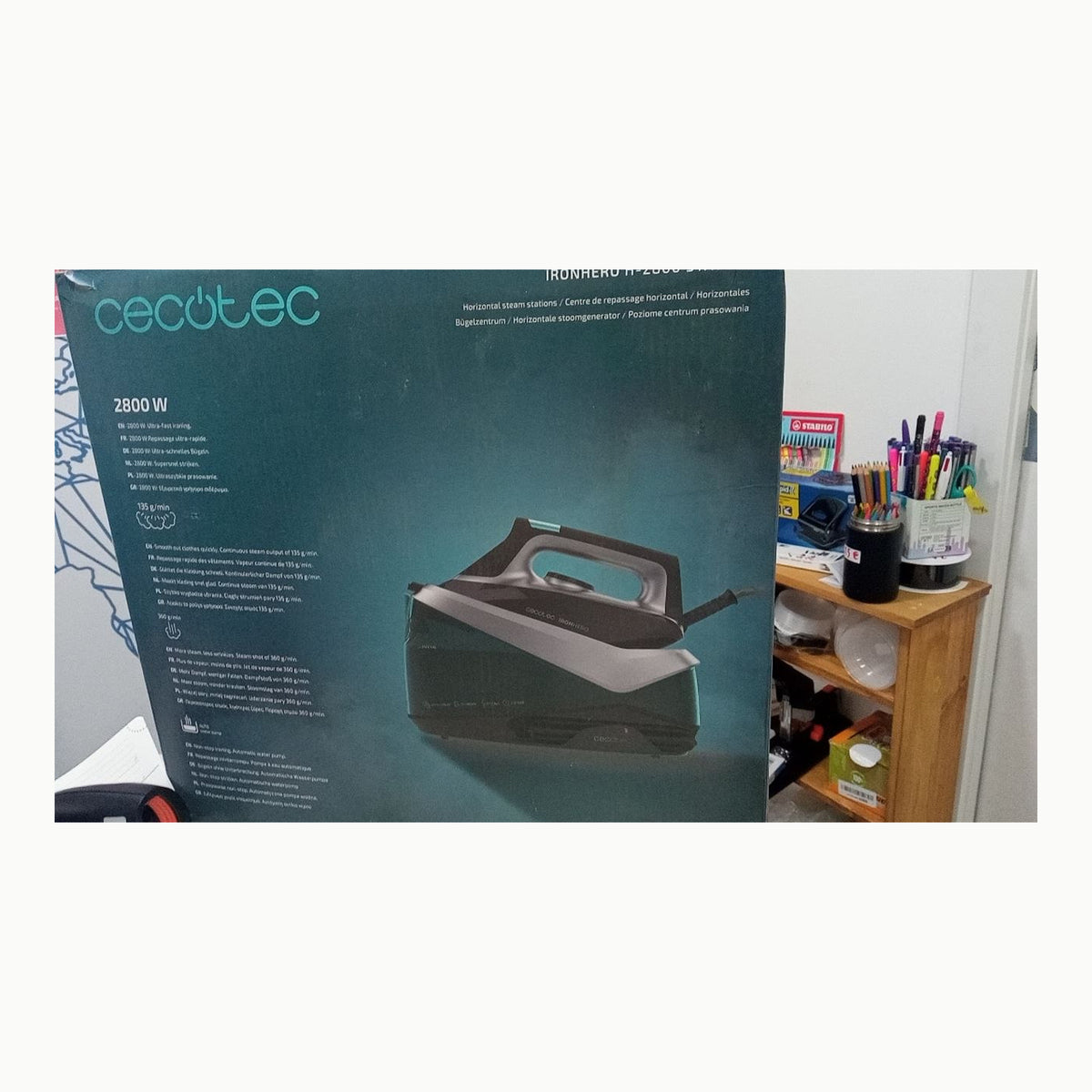 Cecotec Centro de Planchado Horizontal IronHero H-2800 Station.