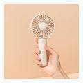 Mini ventilador portátil JISULIFE Mini ventilador de mano, portátil y