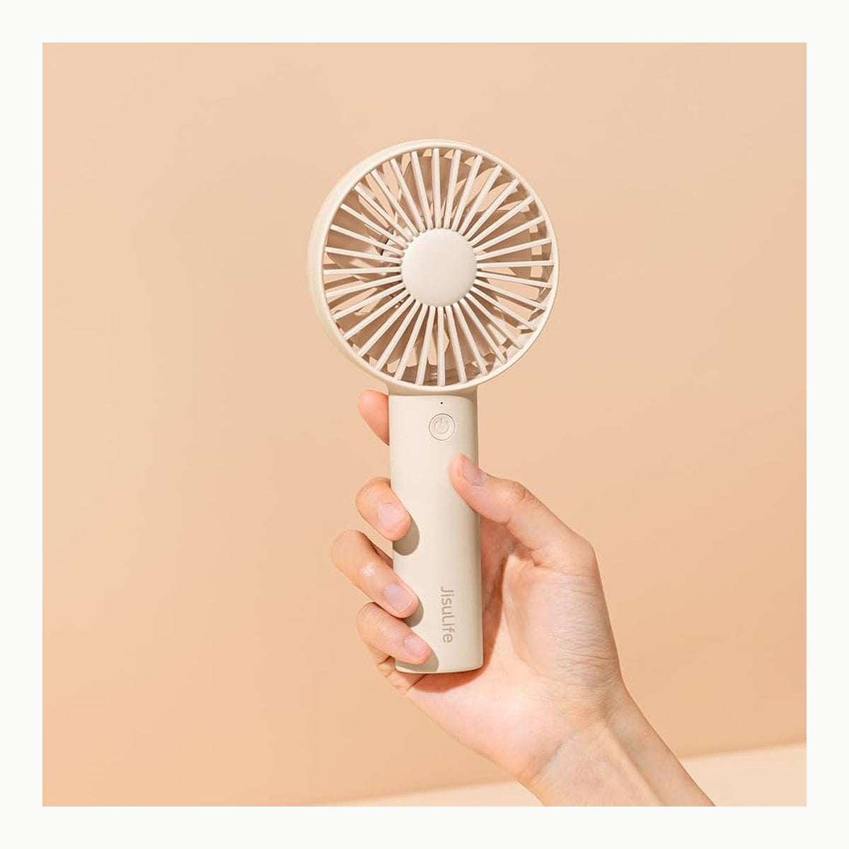 Mini ventilador portátil JISULIFE Mini ventilador de mano, portátil y