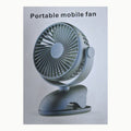 Ventilador portátil de mano 3 en 1 con pantalla LED y base soporte