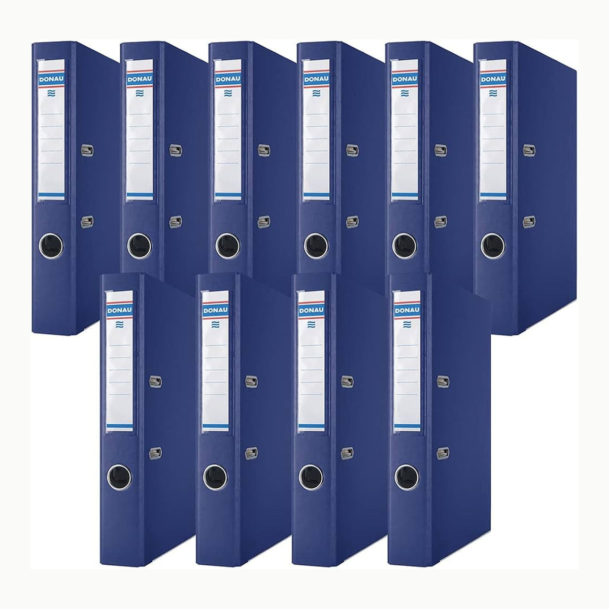 DONAU Premium Ordner Breit 10er Pack/DIN A4 / 7,5 cm / 10