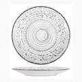 H&H Courtyard Set 6 Piatti Frutta, Stoneware, Bianco, 21 cm