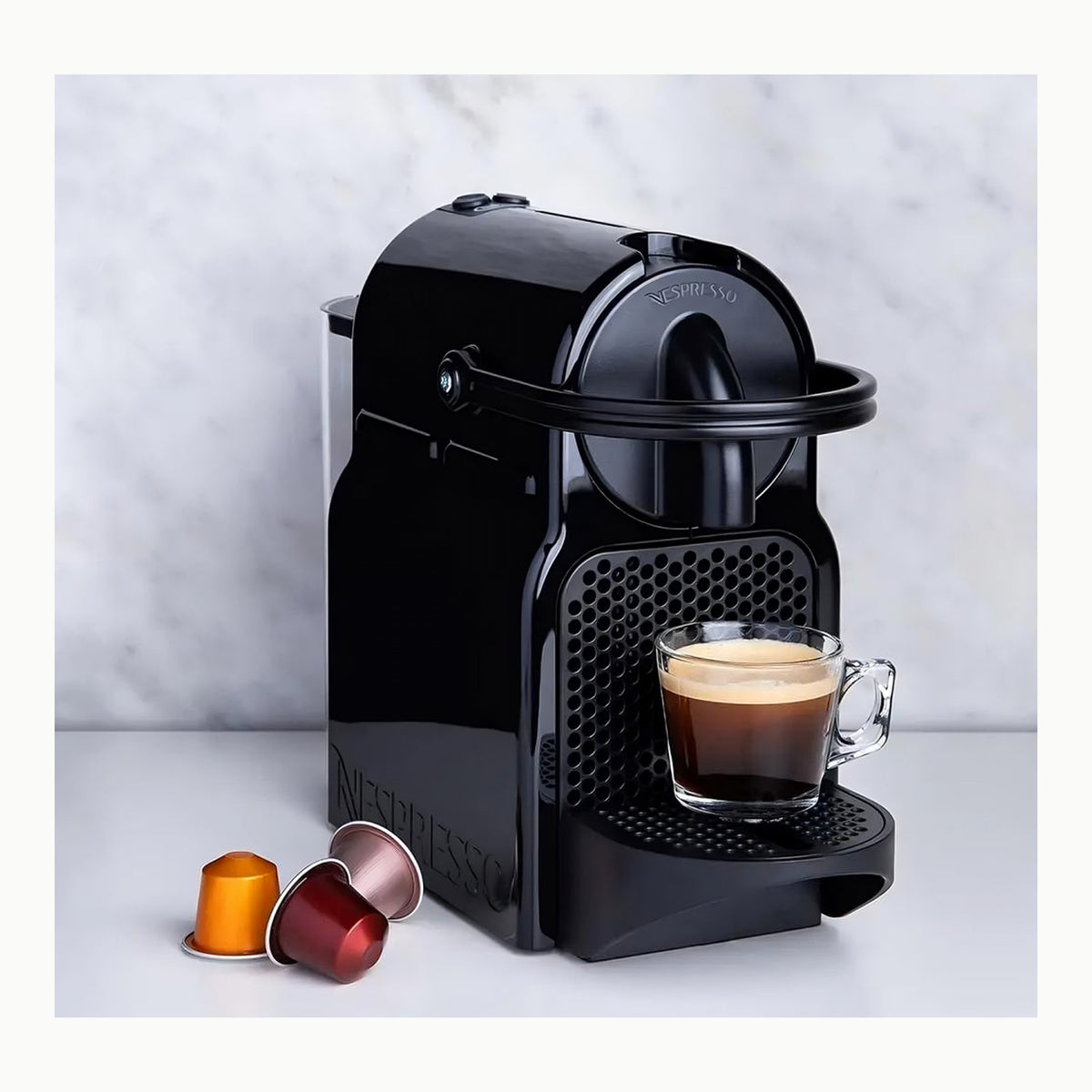Nespresso De'Longhi Inissia EN80.B - Cafetera monodosis de cápsulas