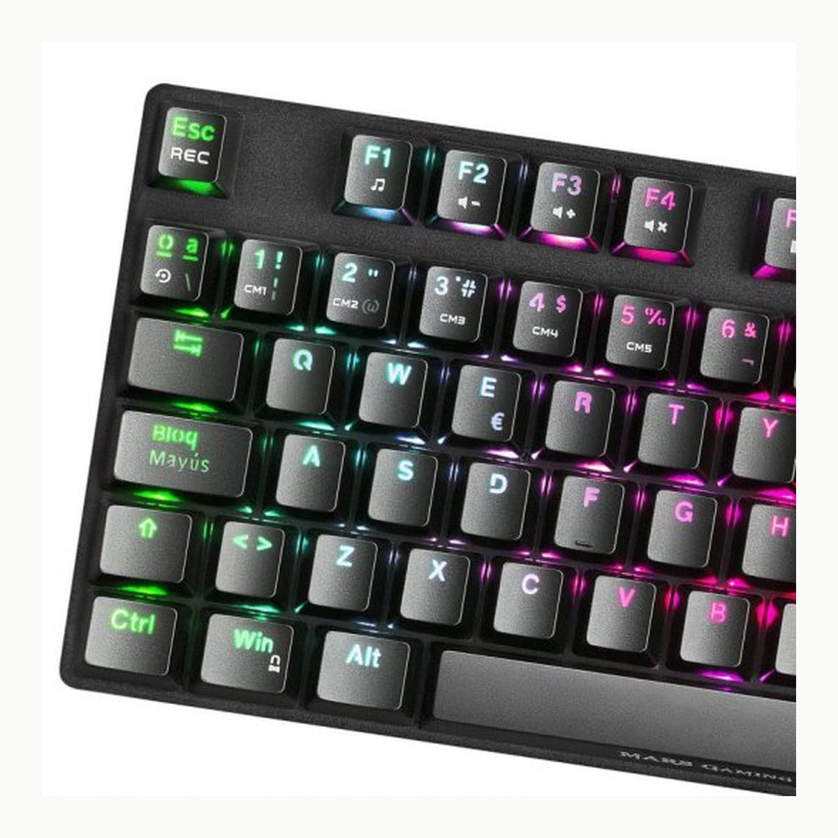 Mars Gaming MKREVOPRO, Teclado Mecánico Gaming TKL con Pad Numérico