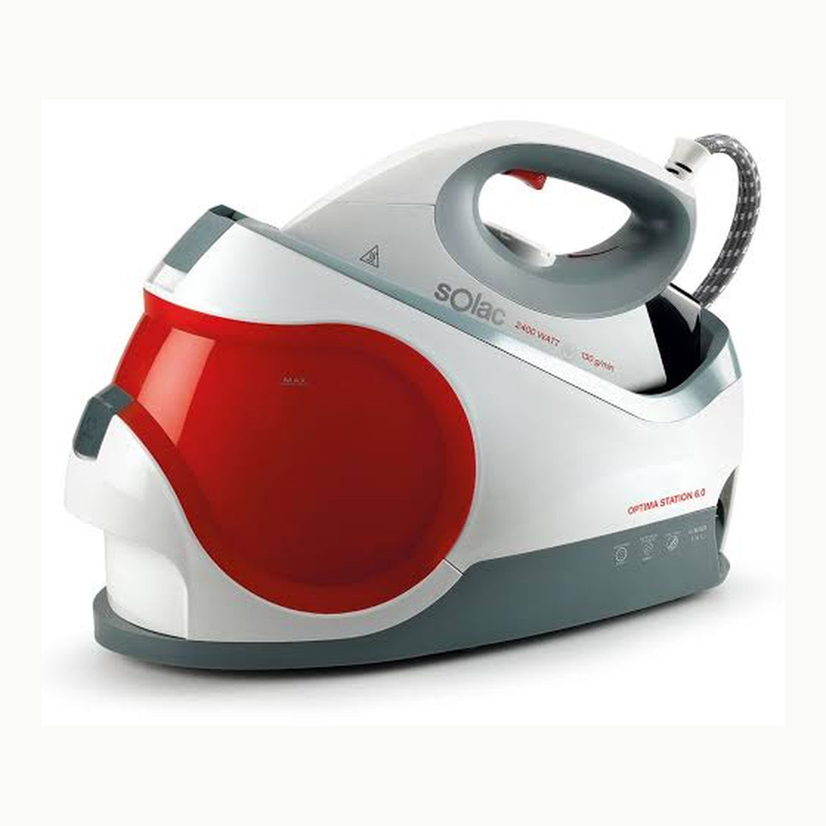 Solac Solution PV2490 - Plancha de vapor con 3000W, golpe de vapor