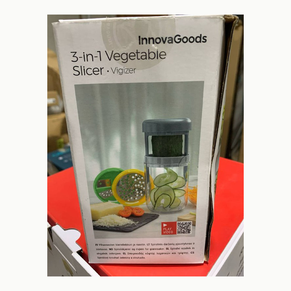 3-in-1 Gemüseschneider InnovaGoods - 3-in-1 Gemüsespiralschneider und