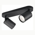 KYOTECH Lámpara de Techo LED Blanca Con 3 Focos GU10 Orientables y
