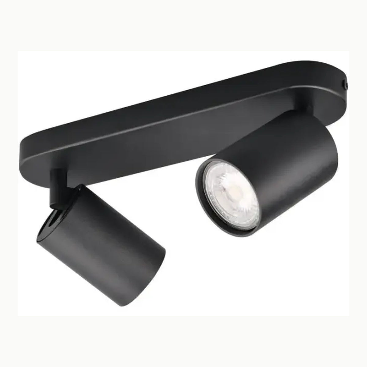 KYOTECH Lámpara de Techo LED Blanca Con 3 Focos GU10 Orientables y