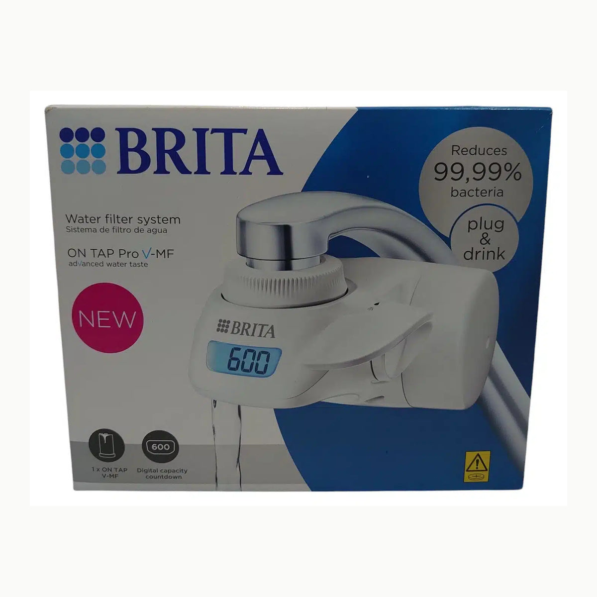 Brita On Tap V sistema de filtración de agua para grifo blanco