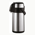 Airpot Pump Tetera axentia Airpot en Plata, Pump Tetera de Acero