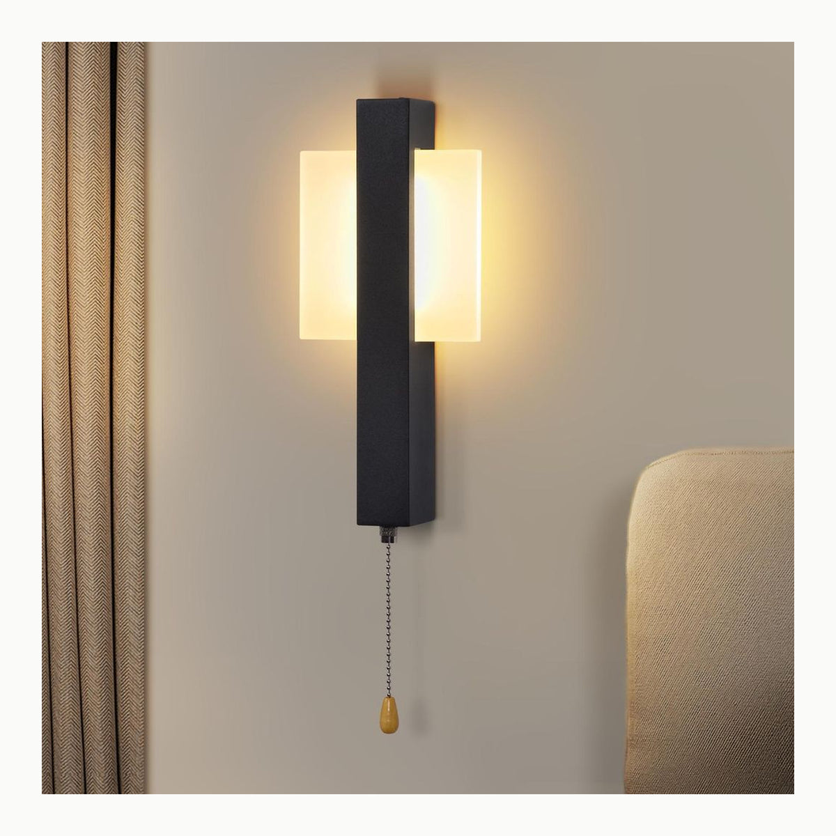 KZT Wandleuchte Innen Dimmbar Wandlampe mit Schalter Kinderzimmer