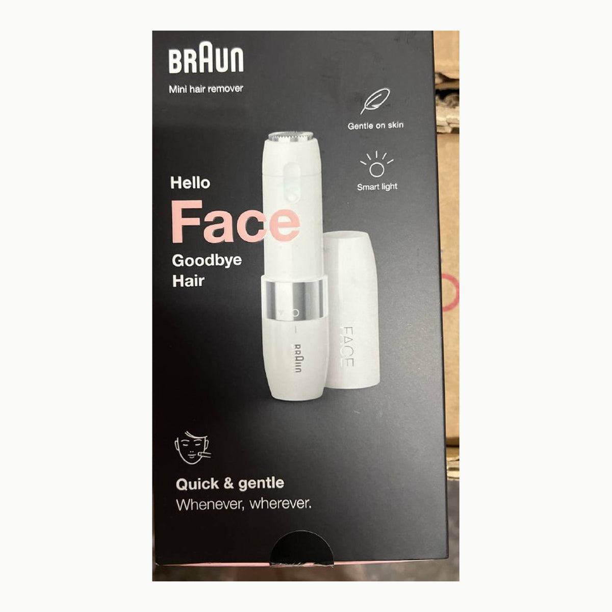 Braun Mini Depiladora Facial FS1000 para Mujer, con Luz Smartlight