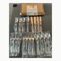 Amazon Basics Tenedores de Mesa de Acero Inoxidable, con Punta