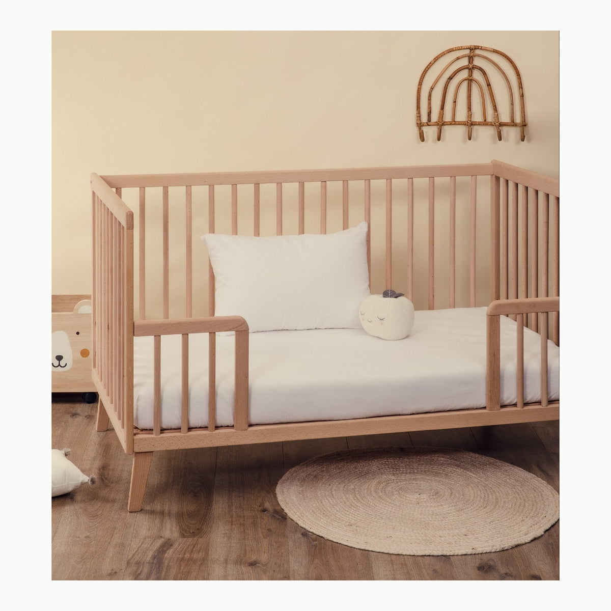 Protège Matelas Bebe 60x120 Imperméable pour Lit Bébé - Alèse
