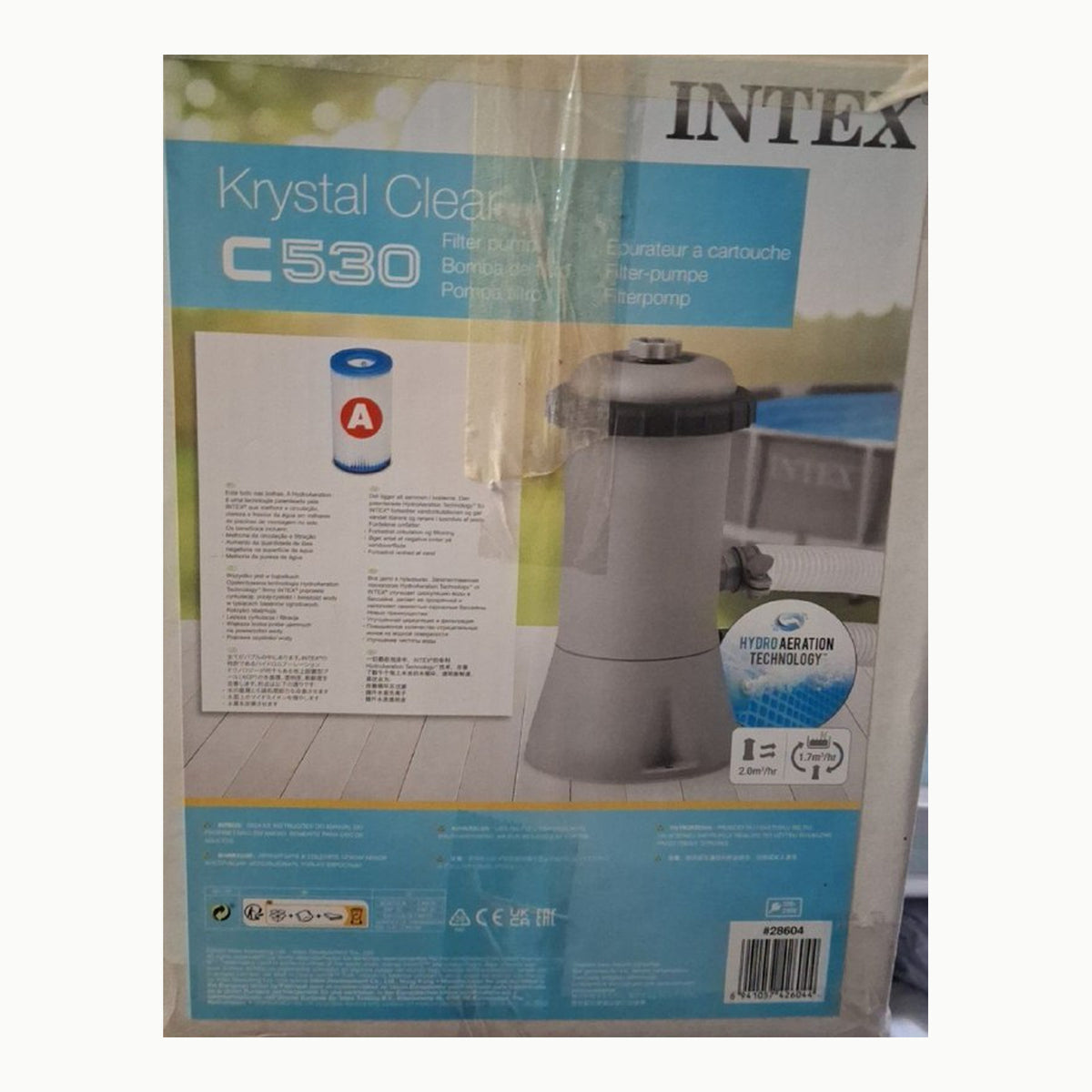 INTEX 28604 Depuradora cartucho Filtros tipo A, 2000 L/h