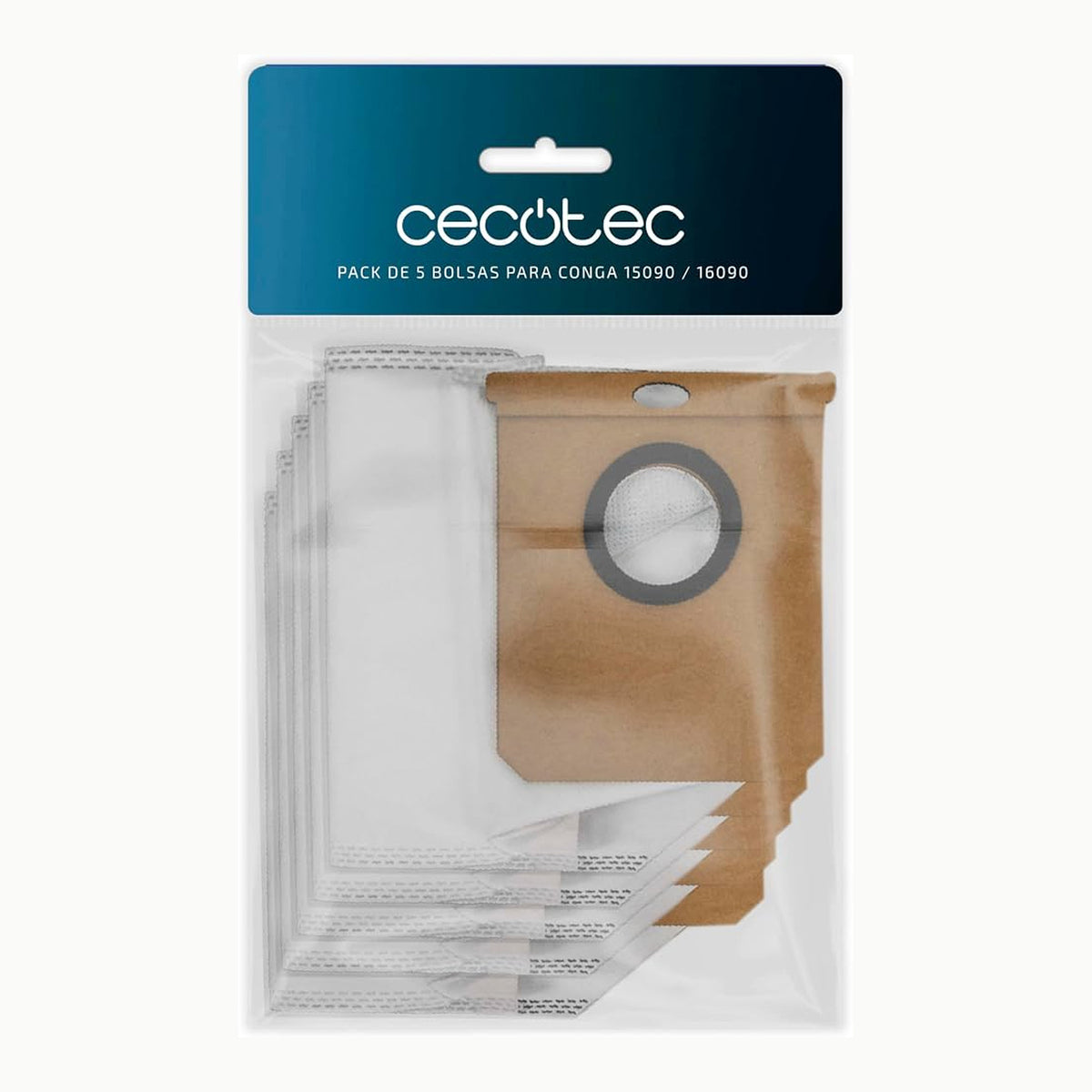 Cecotec Pack 3 Bolsas Higiénicas para Conga Home 10000. Compatible