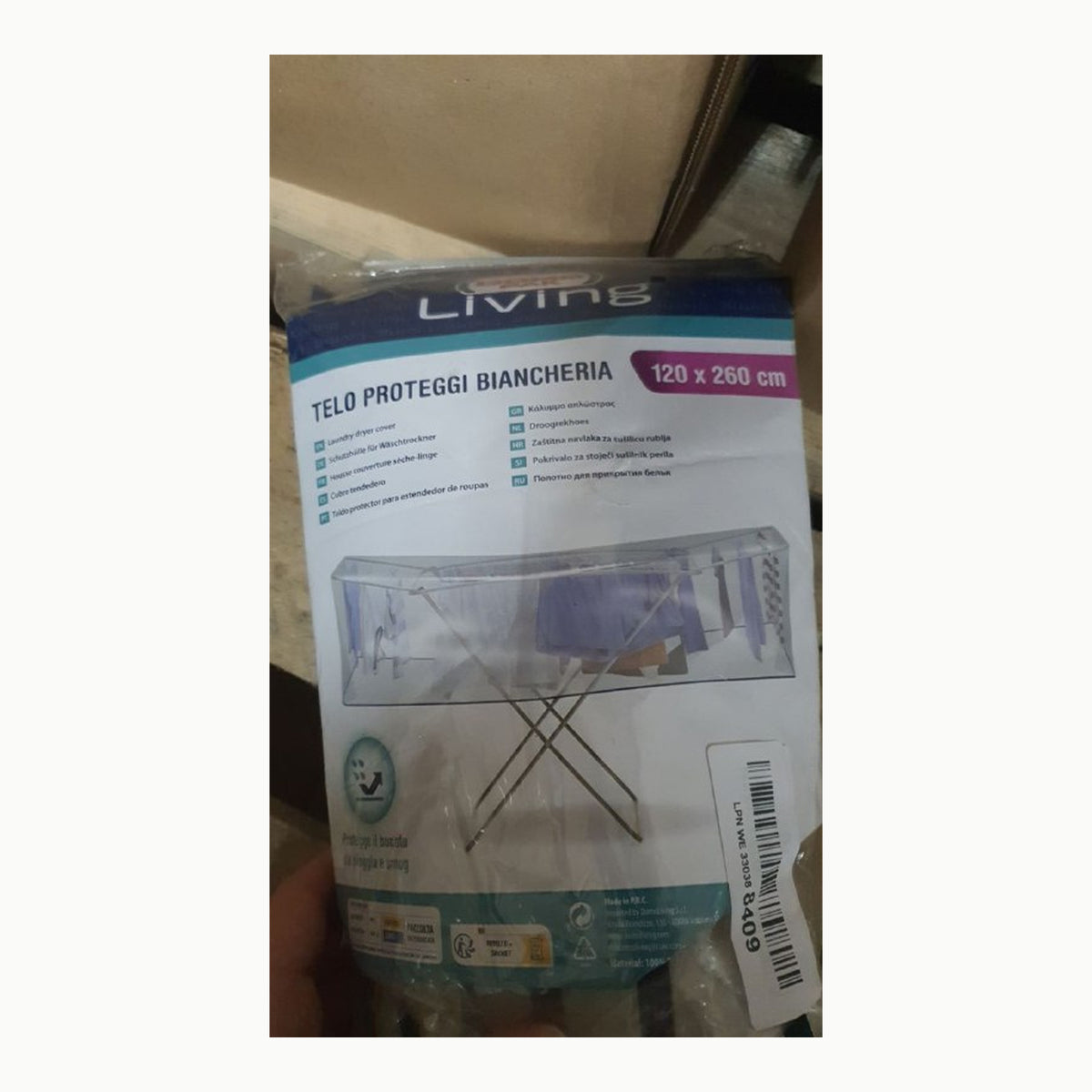 DOMO PAK LIVING Telo proteggi biancheria
