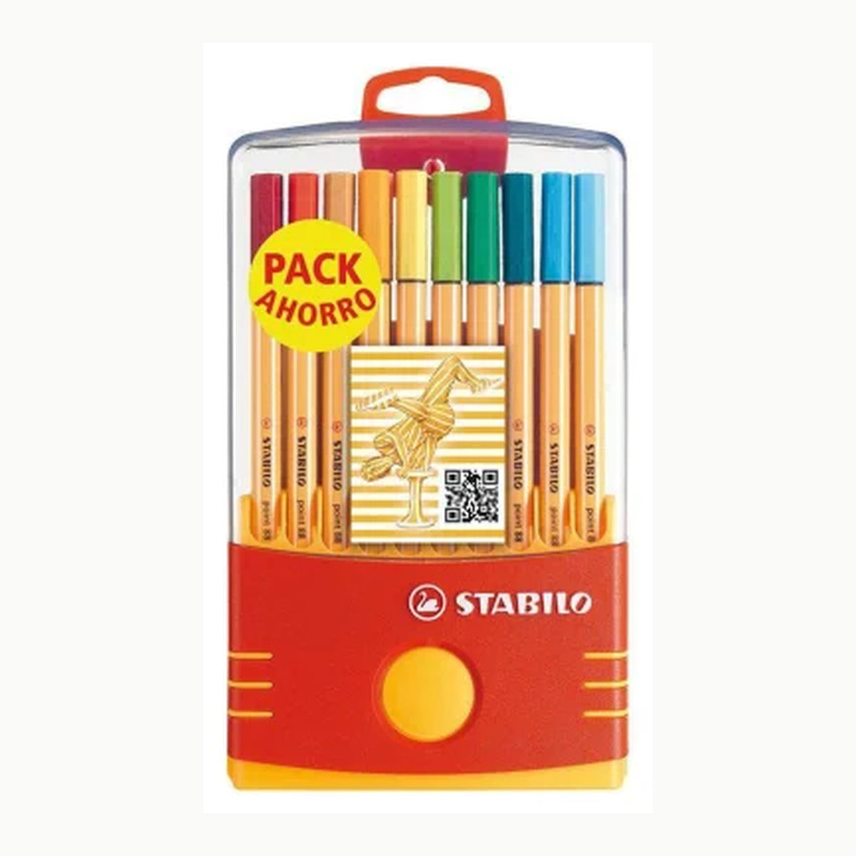 Rotulador punta fina STABILO point 88 - Estuche ARTY con 24 colores