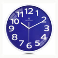 Lafocuse 30cm Reloj de Pared Multicolor Plata Creativo Diseño